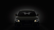 Яркая передняя оптика Audi Q5